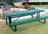 Picture of 8 ft Rectangular Thermoplastic Steel Picnic Table - Portable