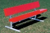 Picture of 6 ft. Fiberglass Bench with Back - Welded Frame - Portable