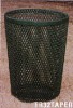 Picture of Tapered Trash Receptacle - Plastic Coated Expanded Metal