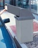 Picture of 24 Gallon Trash Receptacle -  Plastic with Drive-Thru Top - Portable