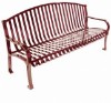 5 ft. Contour Bench with Arched Back and Arms