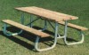 Picture of Frame Kit for 8 ft Picnic Table - Welded 1 5/8" Galvanized Steel - Portable