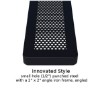 Picture of 6 ft. Bench with Back - Thermoplastic Coated Steel - Innovated Perforated Style - Portable