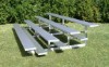 Picture of 7 ft. Low Rise 4 Row Bleachers - All Aluminum 