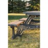 8 Ft. Recycled Plastic Picnic Table - Wheelchair Accessible - Portable
