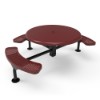 ELITE Series Nexus Solid Top Picnic Table with Expanded Metal Seats