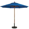 7 ft. Market Umbrella Octagon with Two-Piece Wood Pole