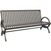 Gateway Steel Bench with Cast Aluminum Frame