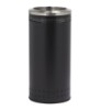 Powder Coated Steel Trash Can with Open Top