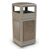 42 Gallon Plastic Trash Can With Dome Top