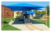 Square Hip End Shade Structure