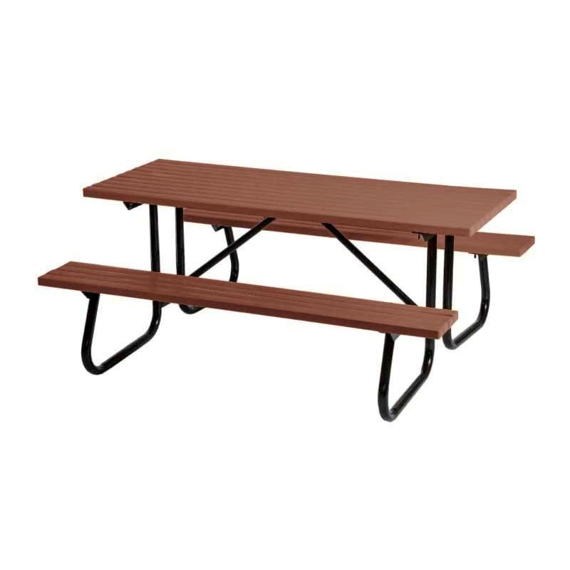 Picnic Table Rectangle 6 Foot Recycled Plastic Powder