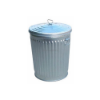 Galvanized Trash Can With Lid