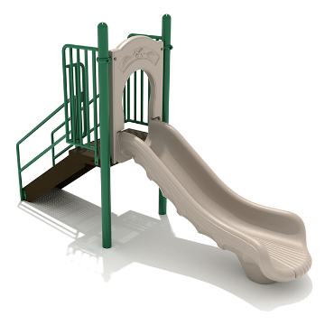 Freestanding 3 Foot Single Straight Slide - Ages 2 to 12 Years  - Front